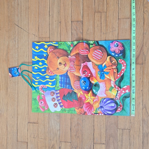 Set of 3 Holiday Gift Bags Snowman Gift Bags Christmas Gift Bags Gift Wrap - Picture 3 of 8